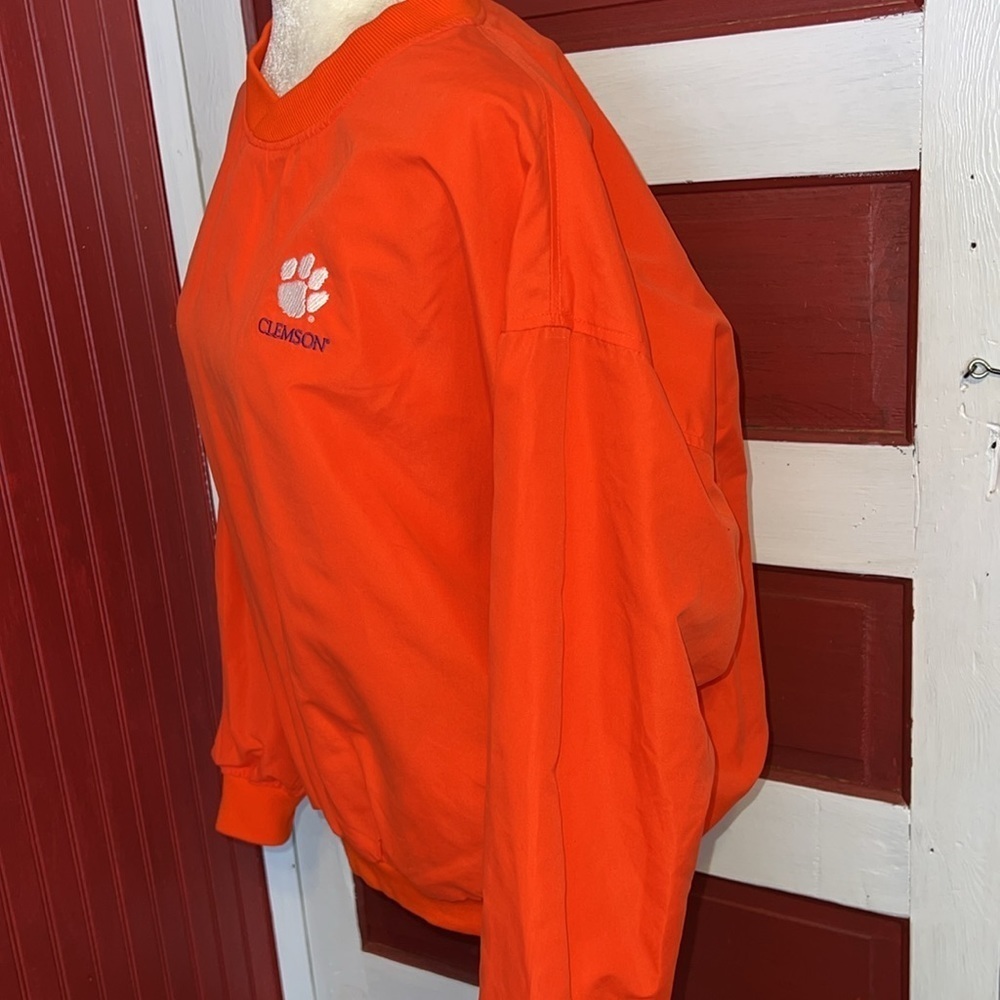 Vantage Clemson Oversized Pullover Windbreaker S - image 4